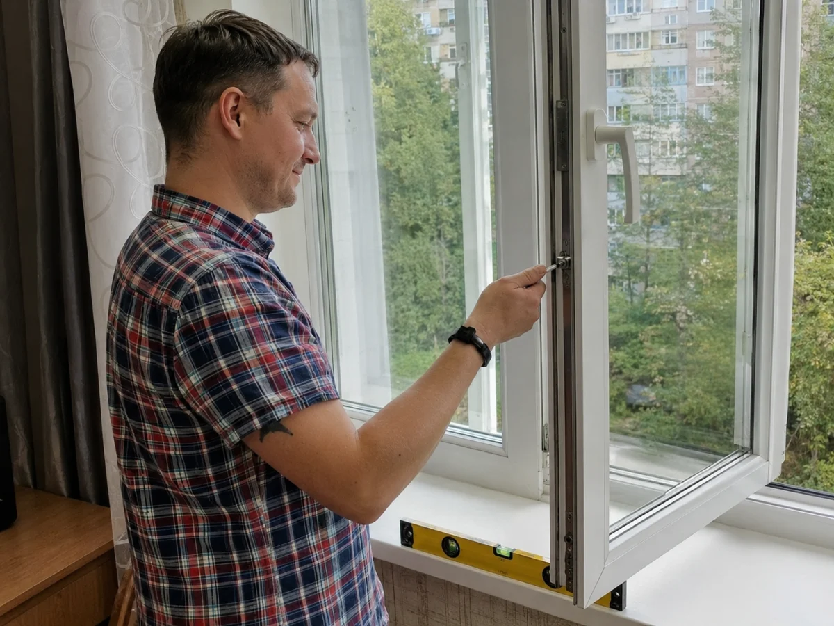 Окна и балконы: мастер за работой